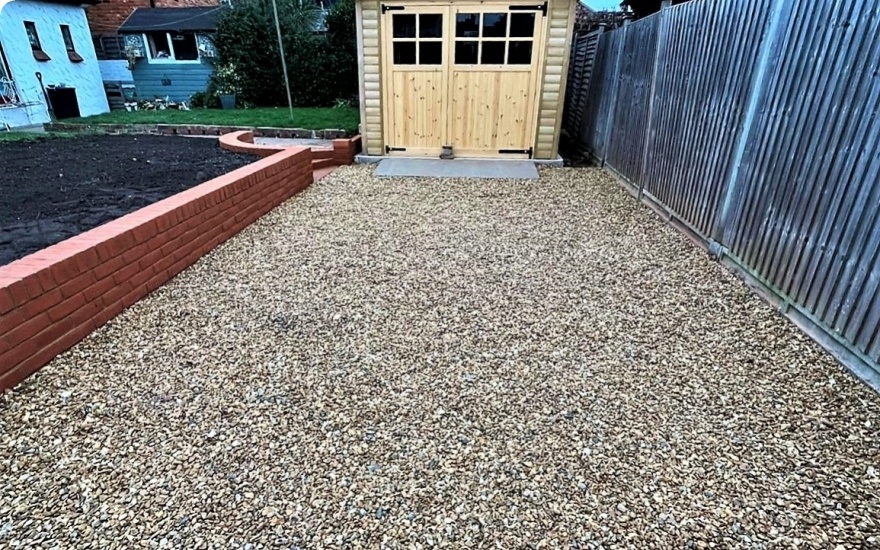 Design Gravel Drive in Shinfield created on 04/01/2023