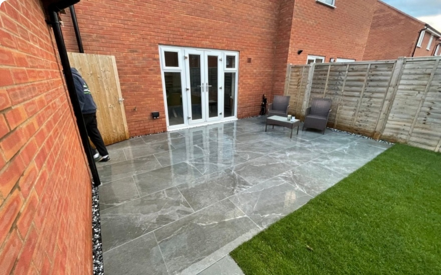 Design Marbled slabs in Shinfield completed on12/01/2023
