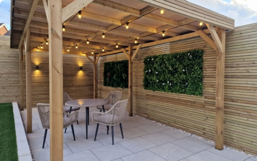 Design Solid roof gazebo in Spencers Wood created on 11/01/2023