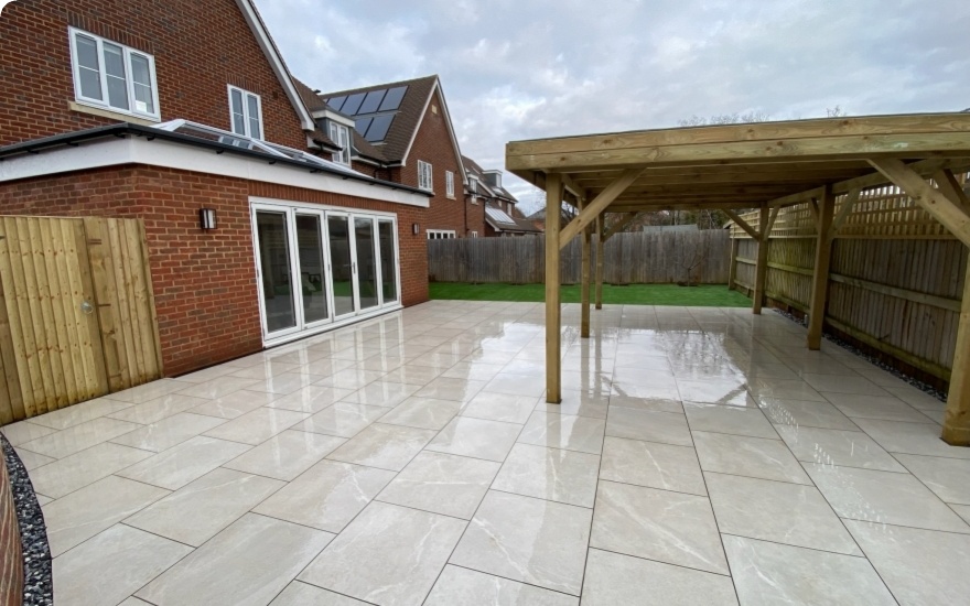 Creation Pergola in Reading completed on11/01/2023